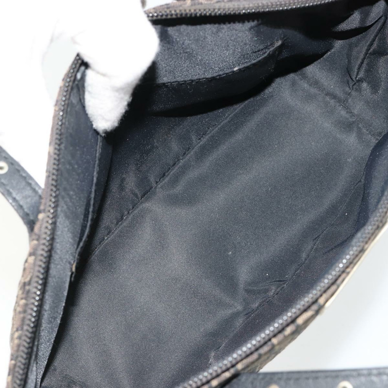 【日本直送】Christian Dior Street Chic Mini Trotter帆布包 棕色 銀色 正品 182435A-10