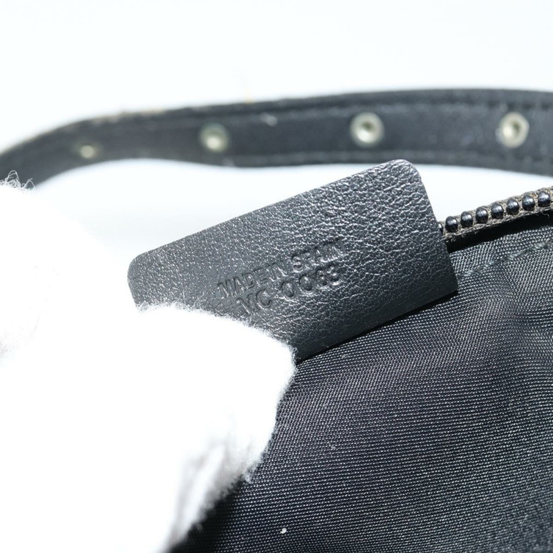 【日本直送】Christian Dior Street Chic Mini Trotter帆布包 棕色 銀色 正品 182435A-11