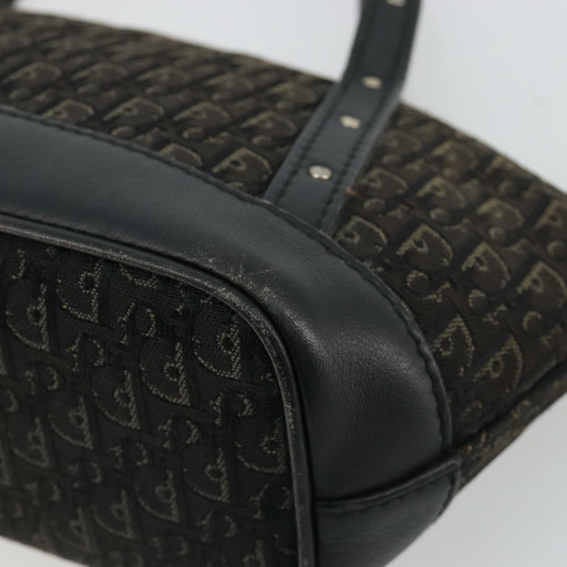 【日本直送】Christian Dior Street Chic Mini Trotter帆布包 棕色 銀色 正品 182435A-14