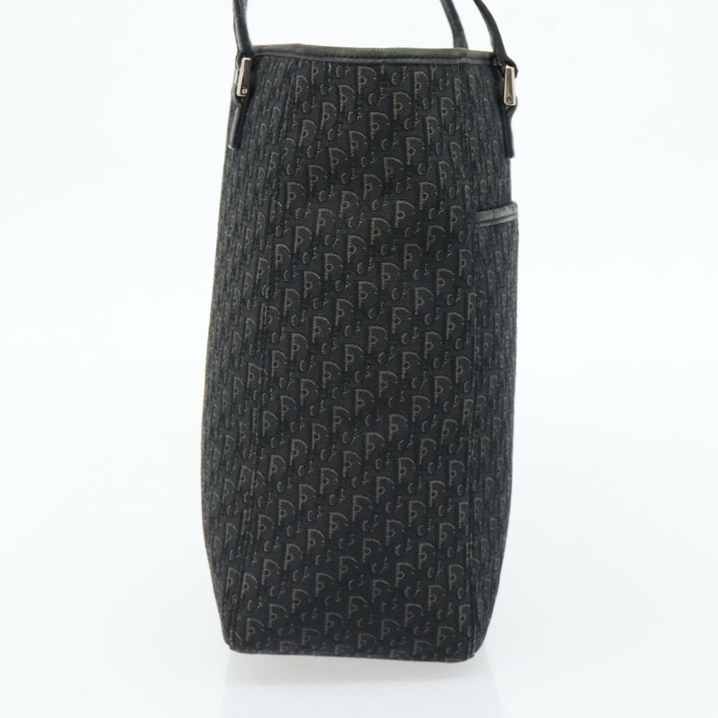 【日本直送】Christian Dior Trotter帆布肩背包 黑色 銀色 正品 182504A-2