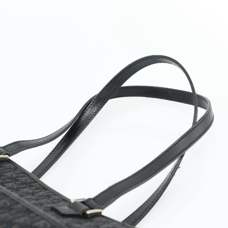 【日本直送】Christian Dior Trotter帆布肩背包 黑色 銀色 正品 182504A-7