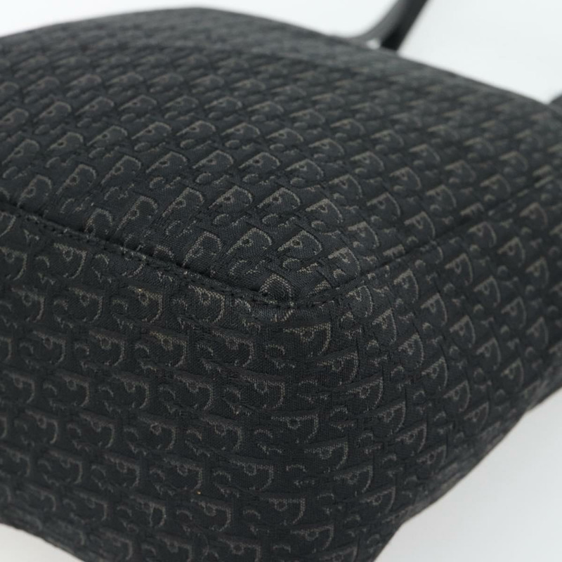 【日本直送】Christian Dior Trotter帆布肩背包 黑色 銀色 正品 182504A-8