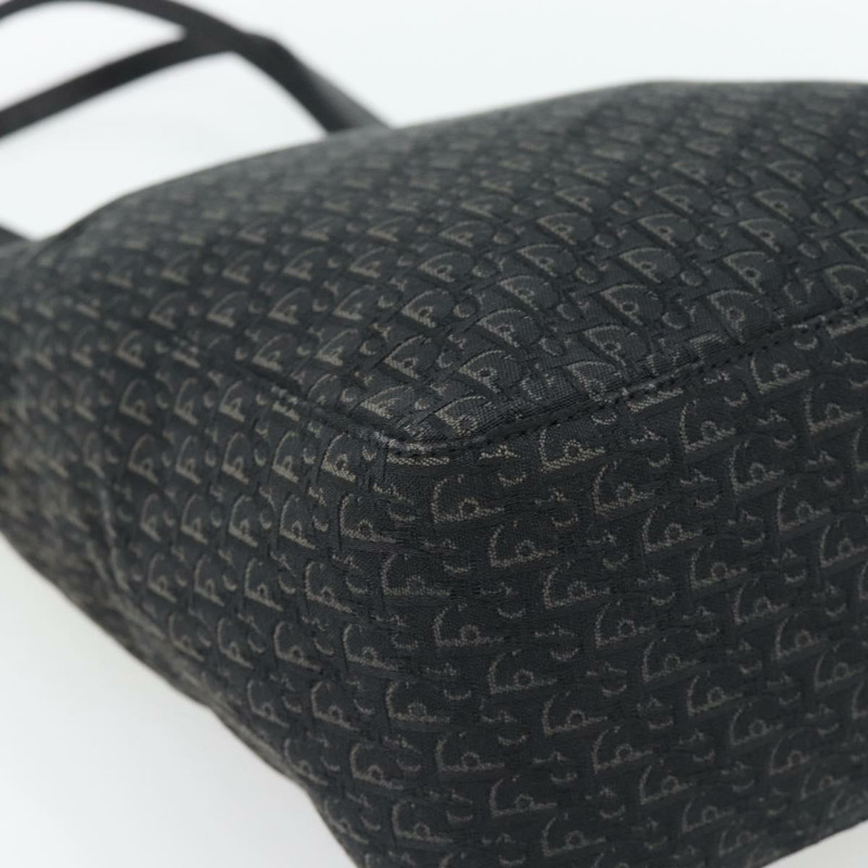 【日本直送】Christian Dior Trotter帆布肩背包 黑色 銀色 正品 182504A-13
