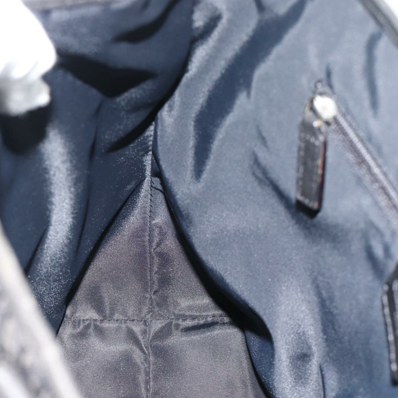 【日本直送】Christian Dior Trotter帆布肩背包 黑色 銀色 正品 182504A-18
