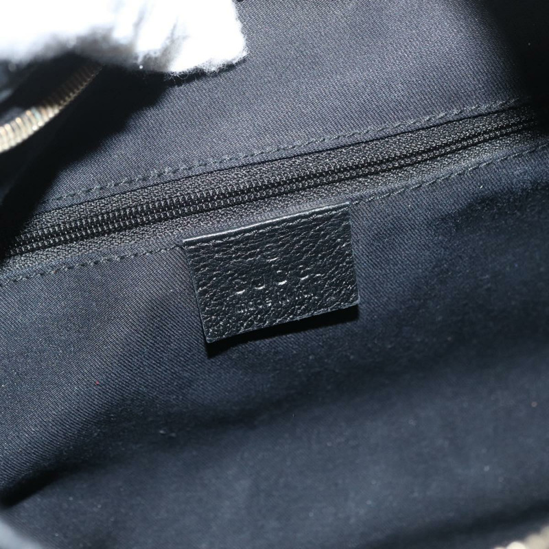【日本直送】GUCCI GG帆布Abbey單肩包 黑色 金色 130738 正品 182265A-17