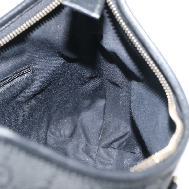 【日本直送】GUCCI GG帆布Abbey單肩包 黑色 金色 130738 正品 182265A-18