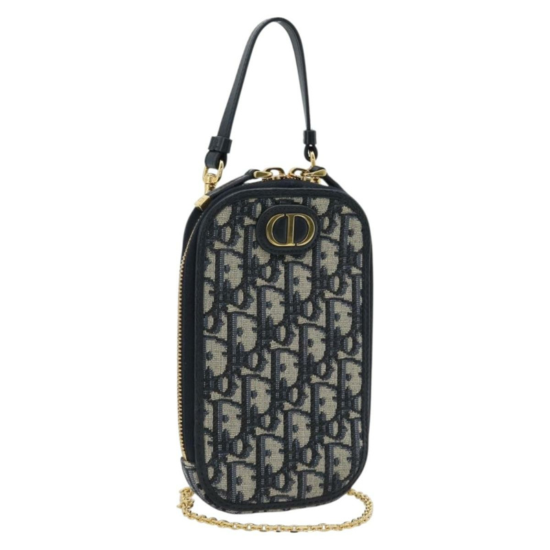 【日本直送】Christian Dior Trotter帆布手機支架鏈條 Montagne 30 2way Auth 178864M-0