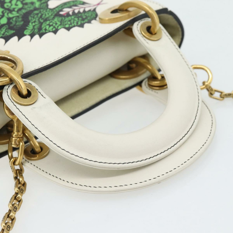 【日本直送】Christian Dior Lady Dior Niki de Saint Phalle 皮革雙肩包 正品 182304SAM-6