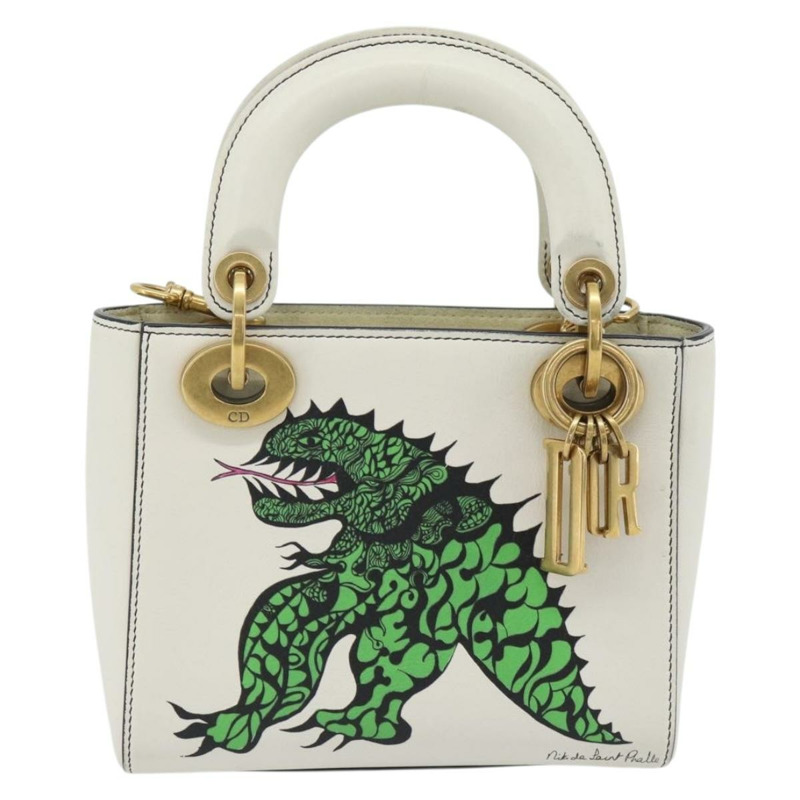【日本直送】Christian Dior Lady Dior Niki de Saint Phalle 皮革雙肩包 正品 182304SAM-12