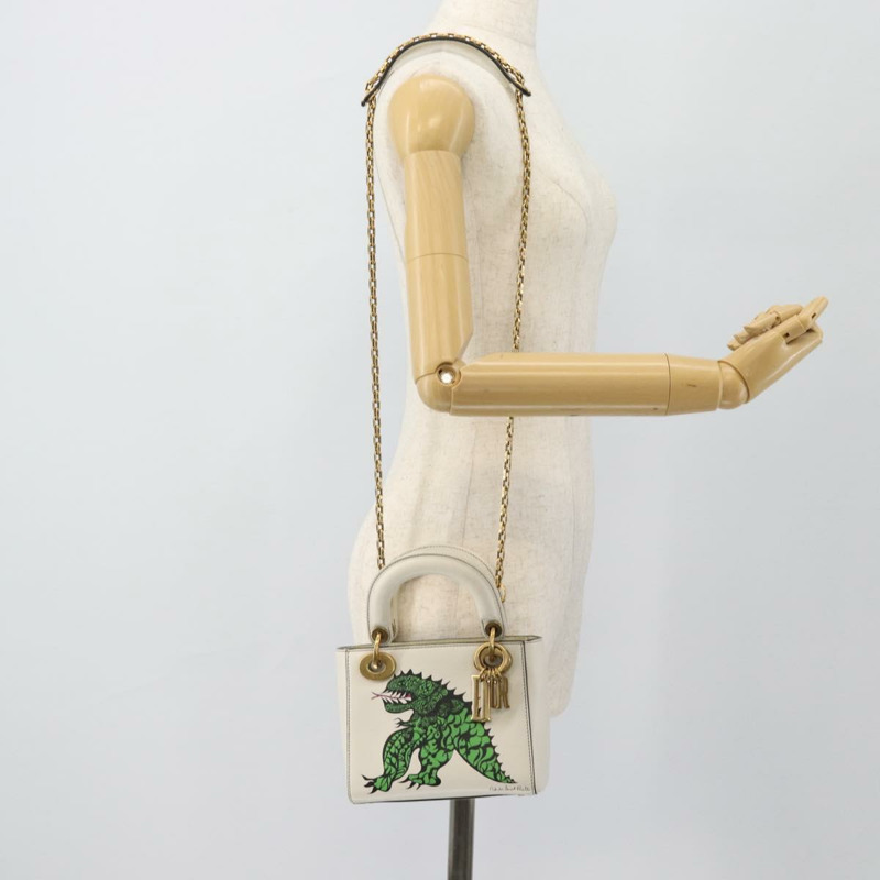【日本直送】Christian Dior Lady Dior Niki de Saint Phalle 皮革雙肩包 正品 182304SAM-25