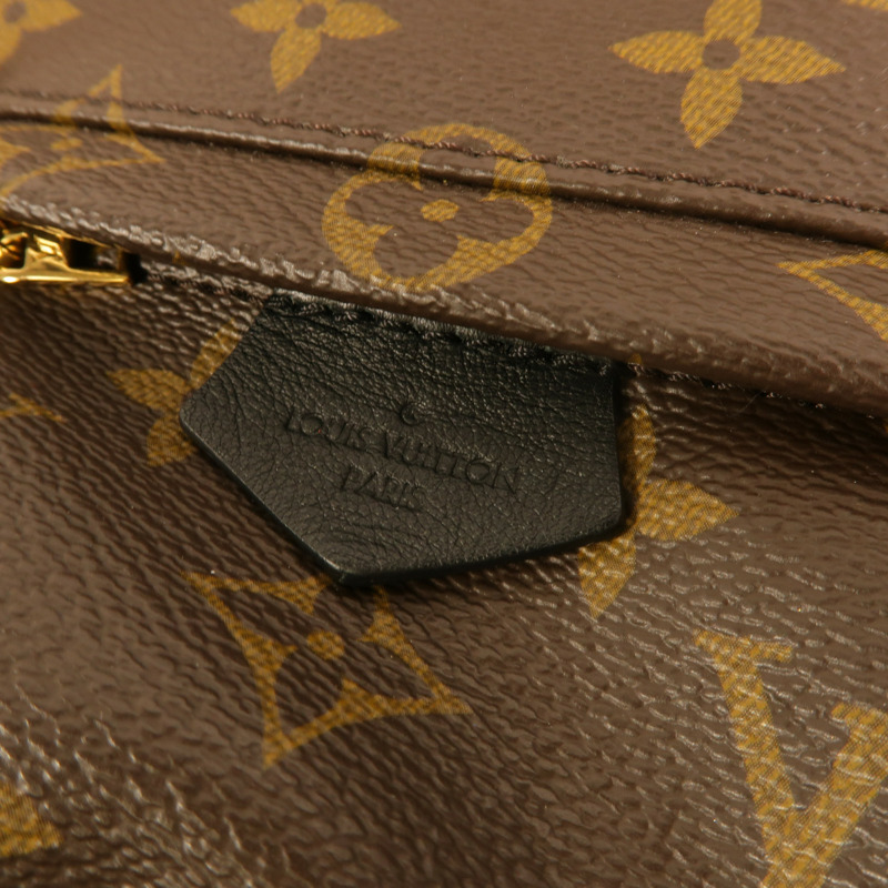 LOUIS VUITTON Monogram Palm Springs Mini Backpack金扣背包-8