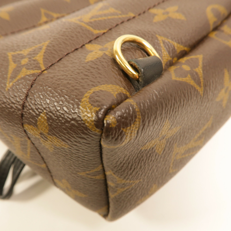 LOUIS VUITTON Monogram Palm Springs Mini Backpack金扣背包-12