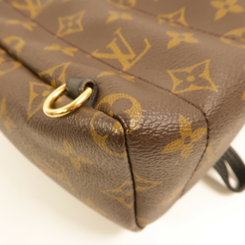 LOUIS VUITTON Monogram Palm Springs Mini Backpack金扣背包-13