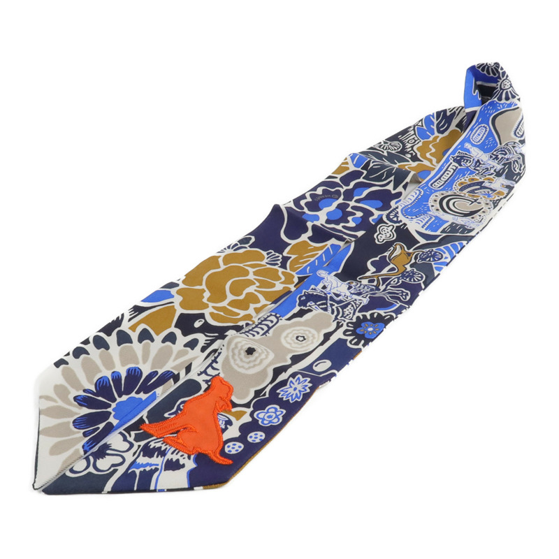 HERMES 絲質Twilly絲巾-2