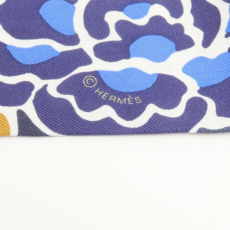 HERMES 絲質Twilly絲巾-5