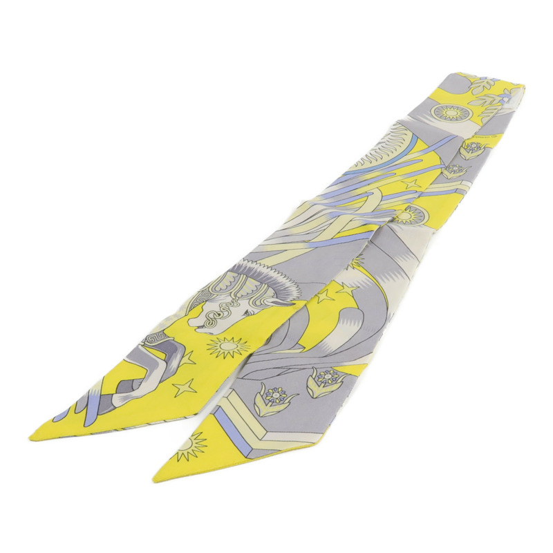 HERMES 絲質Twilly絲巾-1