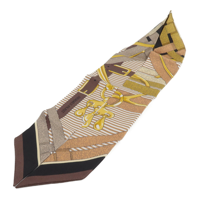HERMES 絲質Twilly絲巾-2