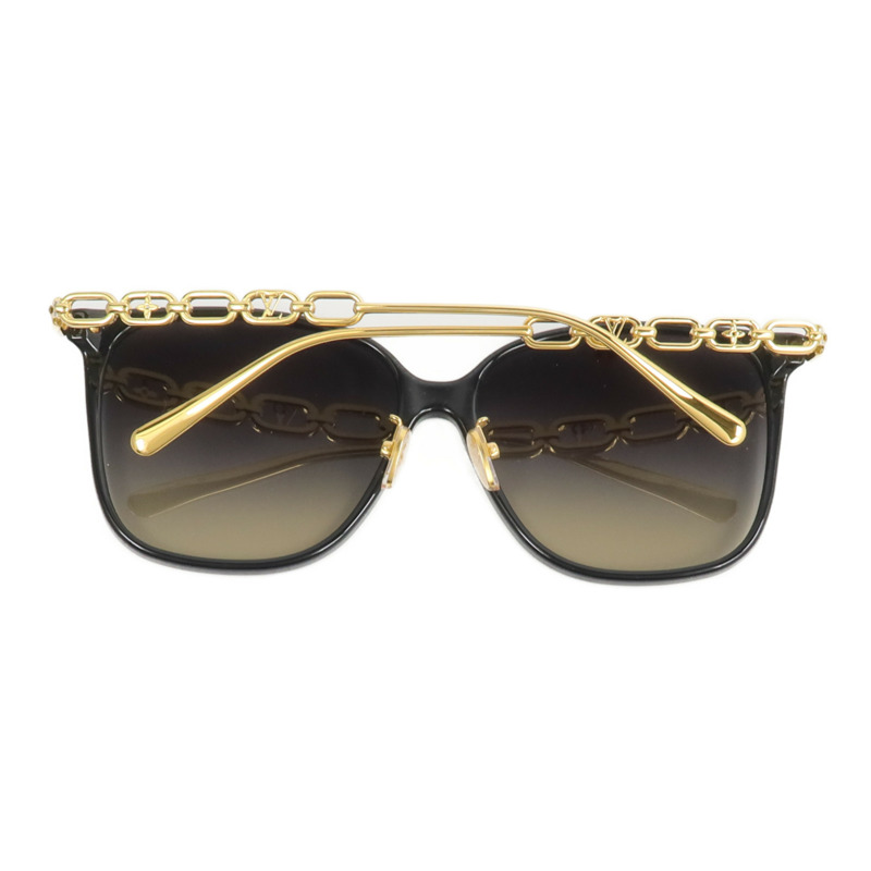 LOUIS VUITTON 金屬My LV Chain Two Classique Square太陽眼鏡-10