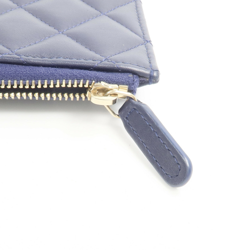 CHANEL 羊皮皮革Boy Zipper Long Wallet長錢包-11