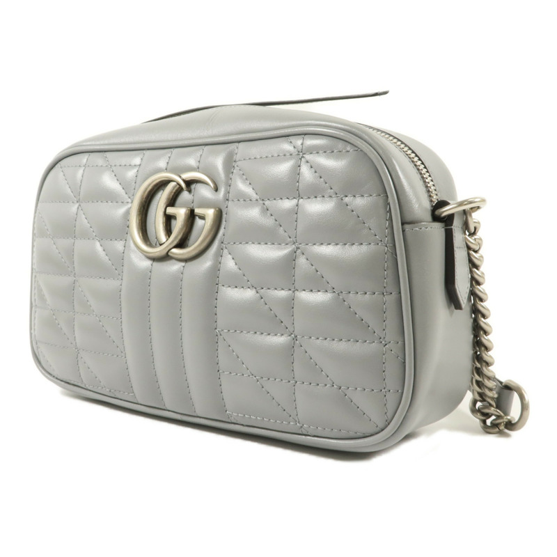 GUCCI 牛皮皮革GG Marmont Shoulder Bag肩背袋-2