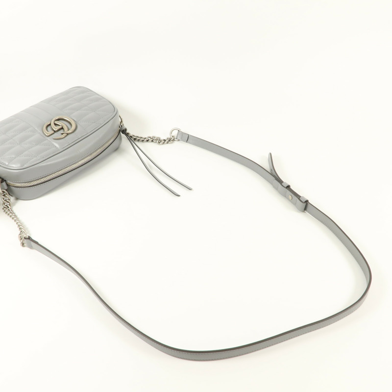 GUCCI 牛皮皮革GG Marmont Shoulder Bag肩背袋-8