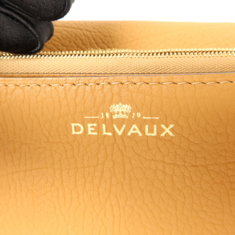 Delvaux 牛皮皮革Le Mutin MM肩背袋-6