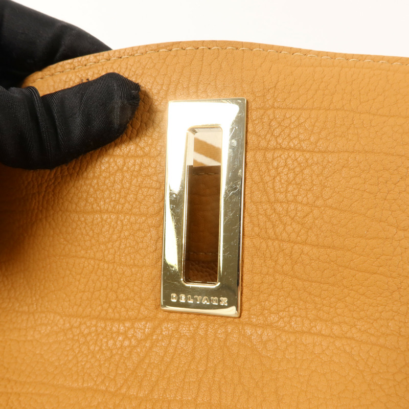 Delvaux 牛皮皮革Le Mutin MM肩背袋-10