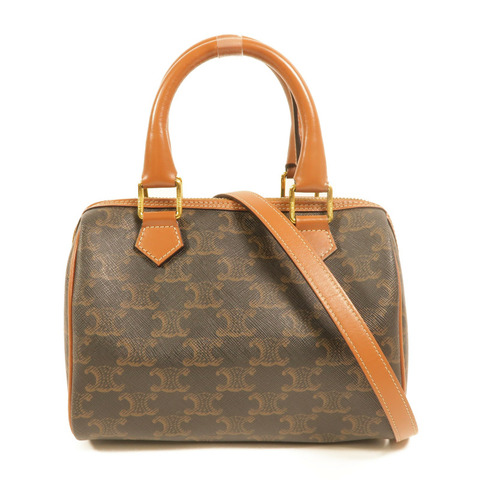 CELINE 塗層帆布Small Boston手挽肩背兩用袋