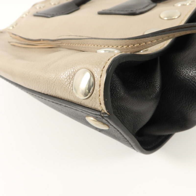 PRADA 牛皮皮革2 Way Shoulder Bag手挽肩背兩用袋-13