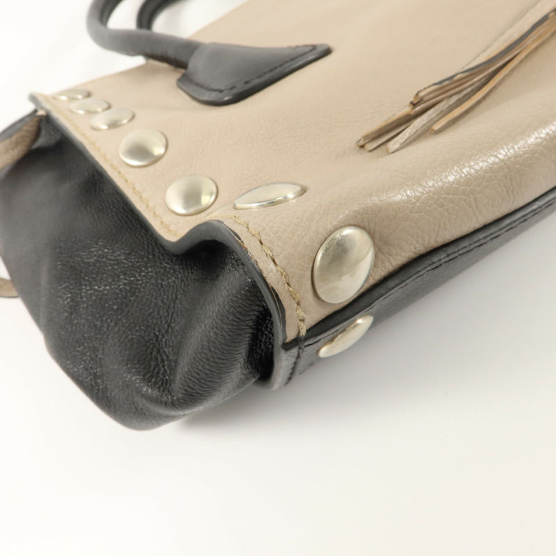 PRADA 牛皮皮革2 Way Shoulder Bag手挽肩背兩用袋-14