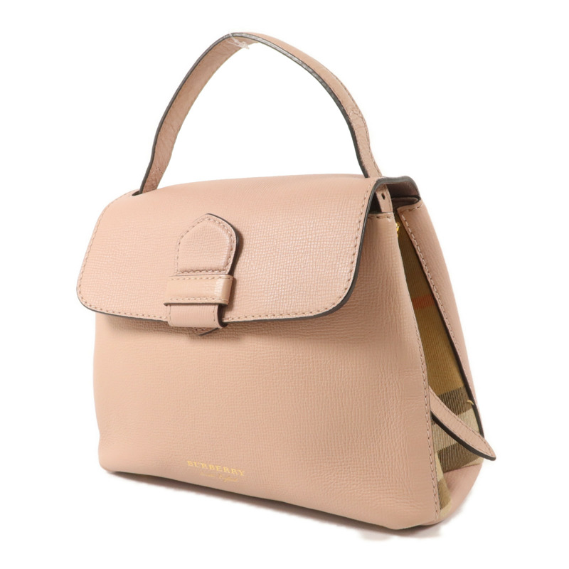 BURBERRY 牛皮皮革2 Way Shoulder Bag手挽肩背兩用袋-2