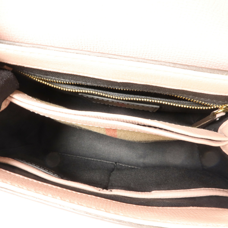 BURBERRY 牛皮皮革2 Way Shoulder Bag手挽肩背兩用袋-4