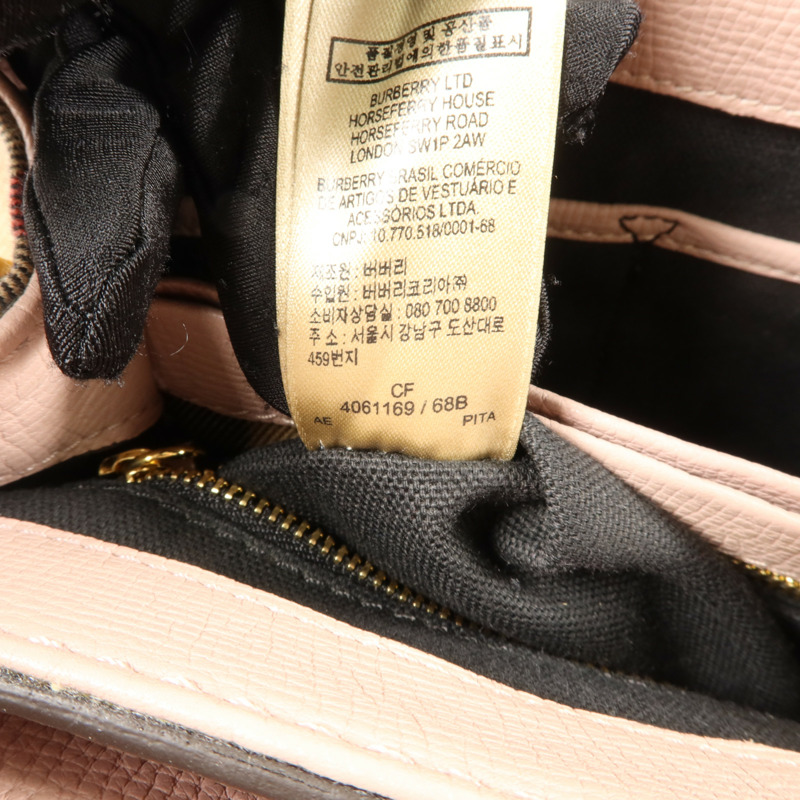 BURBERRY 牛皮皮革2 Way Shoulder Bag手挽肩背兩用袋-6