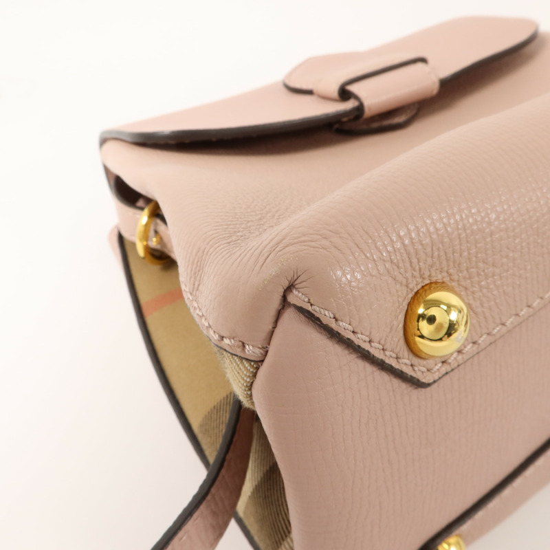 BURBERRY 牛皮皮革2 Way Shoulder Bag手挽肩背兩用袋-12