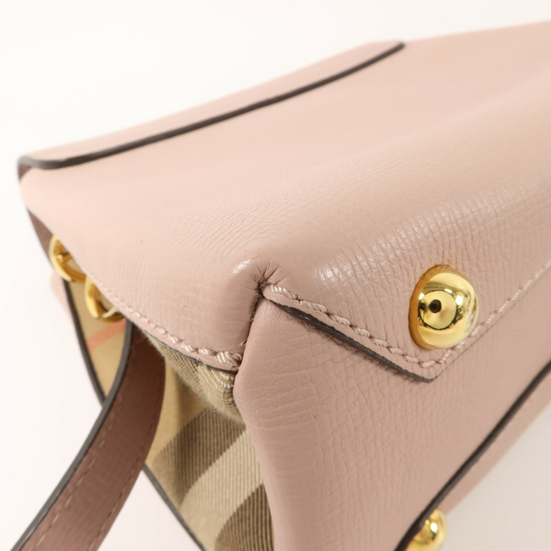 BURBERRY 牛皮皮革2 Way Shoulder Bag手挽肩背兩用袋-14