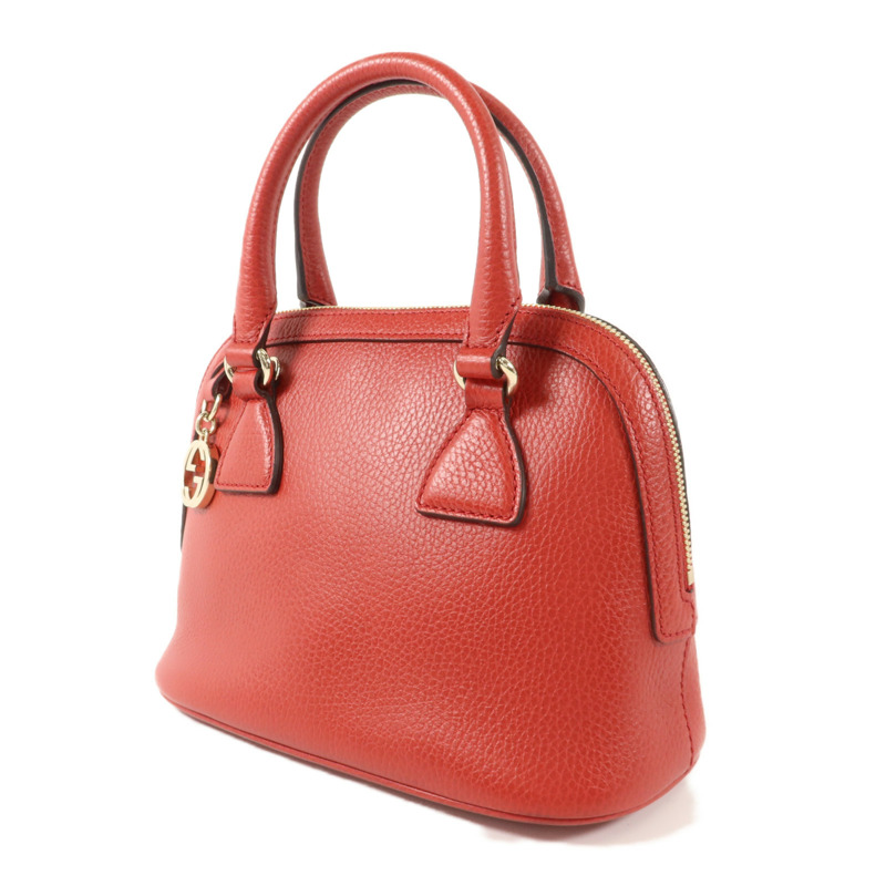 GUCCI 牛皮皮革2 Way Shoulder Bag手挽肩背兩用袋-2