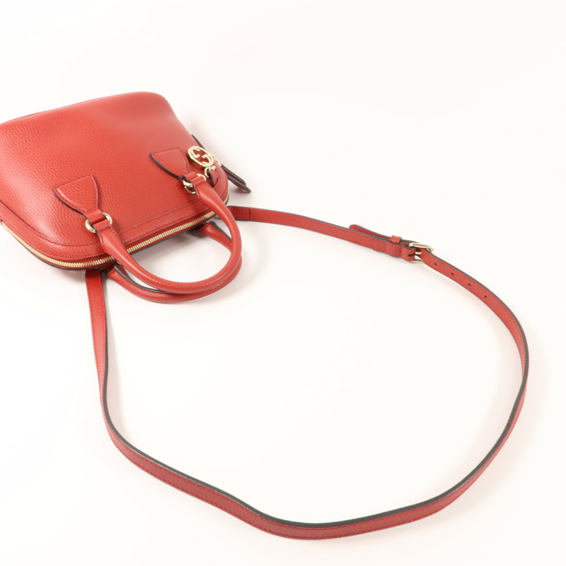 GUCCI 牛皮皮革2 Way Shoulder Bag手挽肩背兩用袋-8