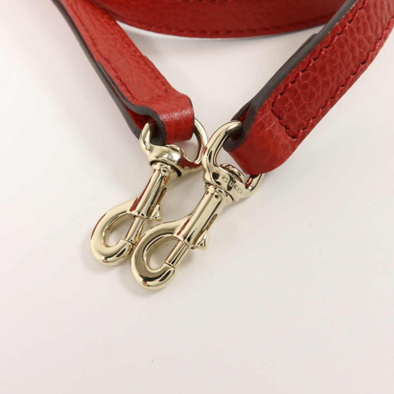 GUCCI 牛皮皮革2 Way Shoulder Bag手挽肩背兩用袋-10