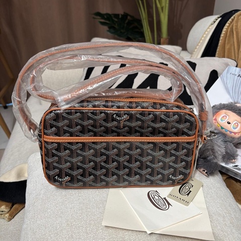 Goyard cap vert pm bag tan 焦糖黑