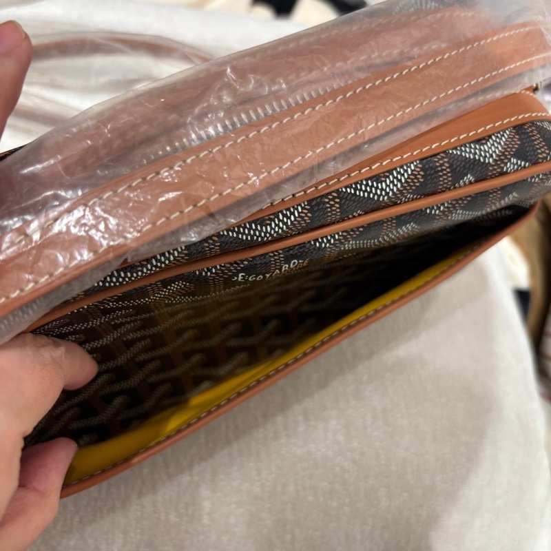 Goyard cap vert pm bag tan 焦糖黑-5
