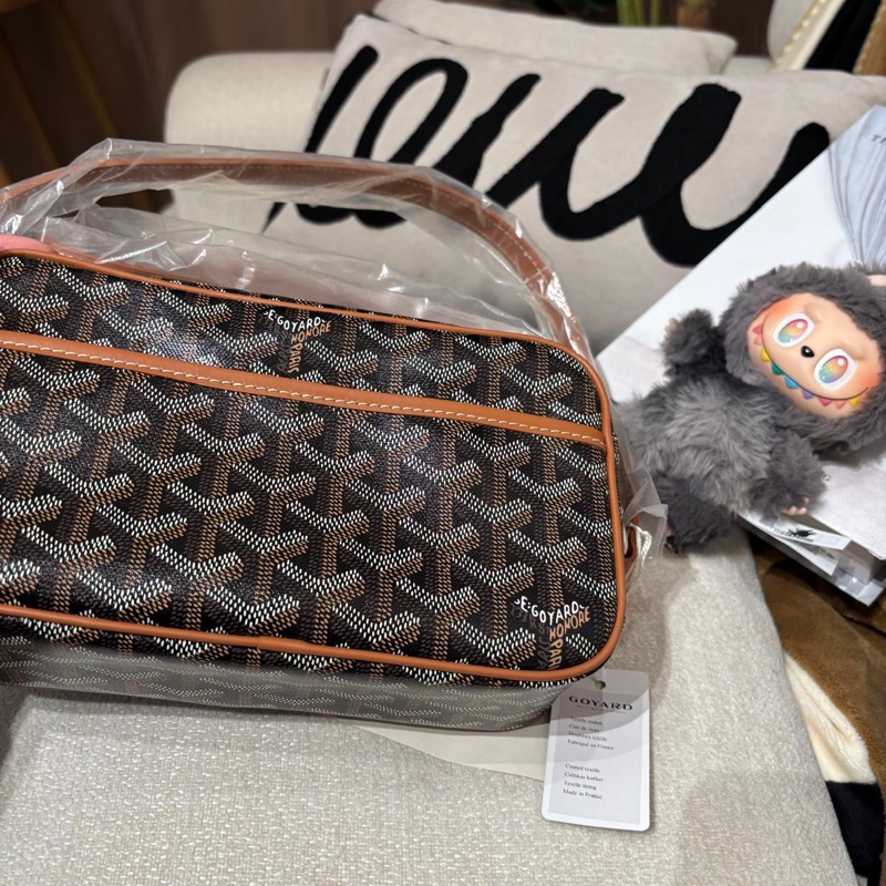 Goyard cap vert pm bag tan 焦糖黑-8