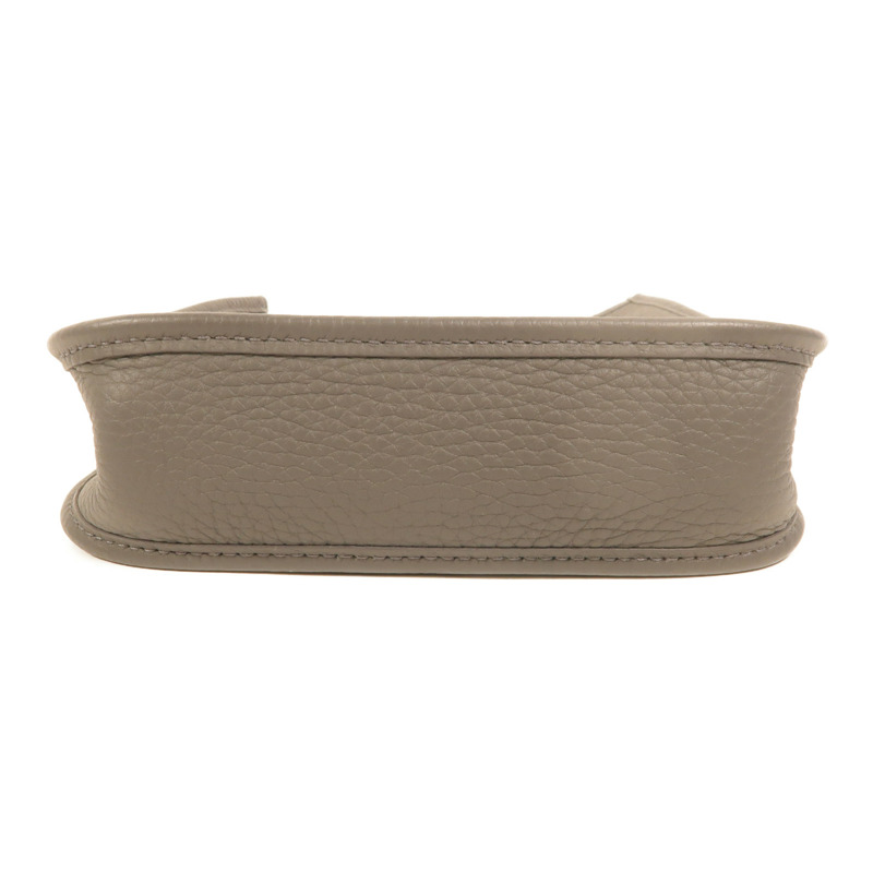 HERMES Clemence皮革Evelyne TPM肩背袋Gris Misty-3