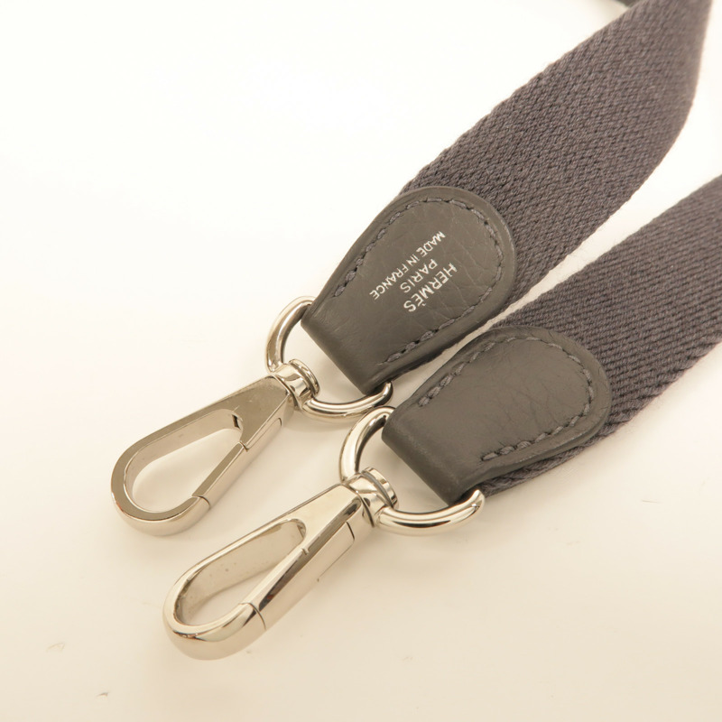 HERMES Clemence皮革Evelyne TPM肩背袋Gris Misty-15