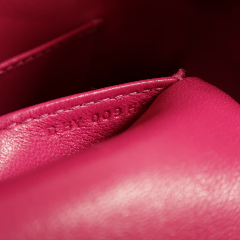 HERMES Evercolor皮革Toolbox 20手挽肩背兩用袋Rose Pourpre-6