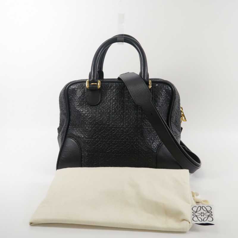 LOEWE 牛皮皮革Amazona 75 Medium手挽肩背兩用袋-7