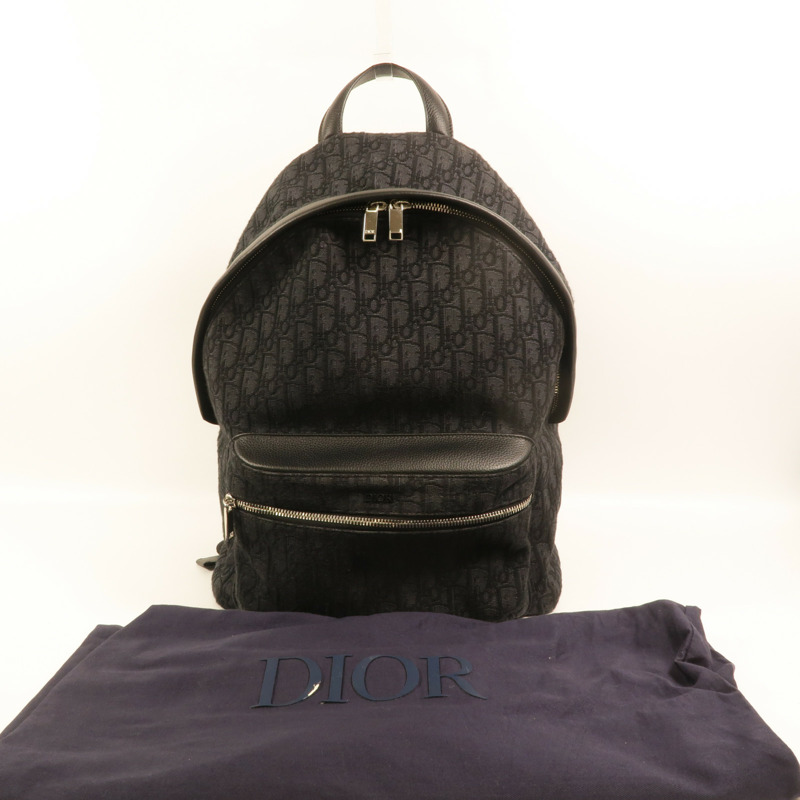 Dior 帆布/牛皮皮革Rider Backpack背包-9