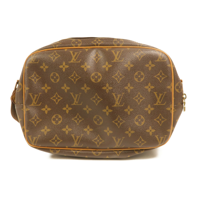 LOUIS VUITTON Monogram Reporter PM肩背袋-1