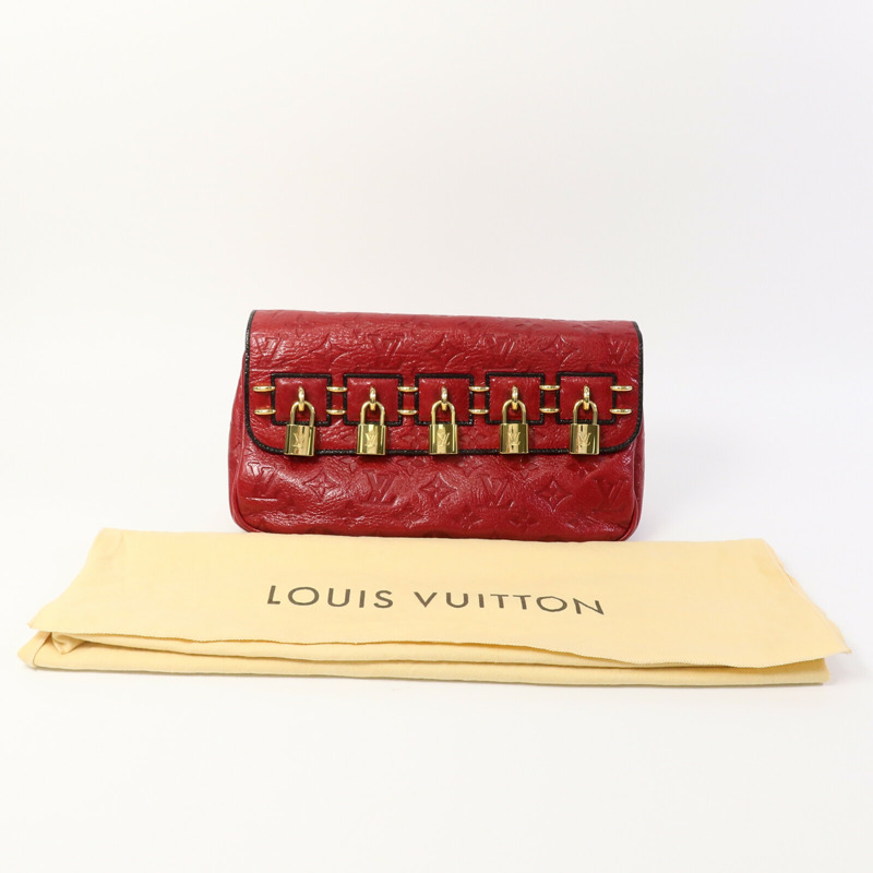 LOUIS VUITTON Deer/Mono Empreinte My Deer Enigme Clutch-8