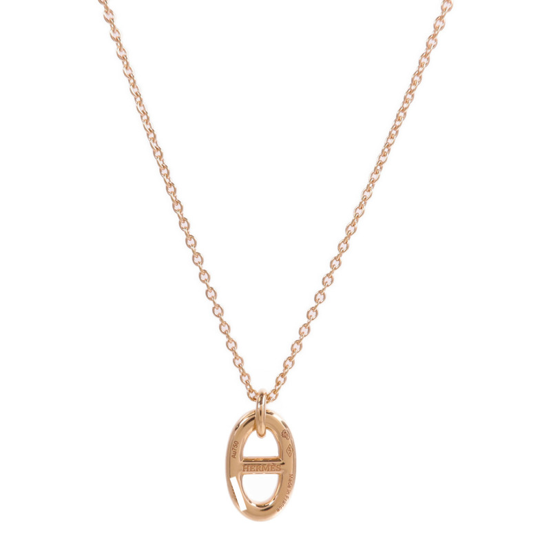 HERMES 18K玫瑰金Farandole Pendant項鍊-1