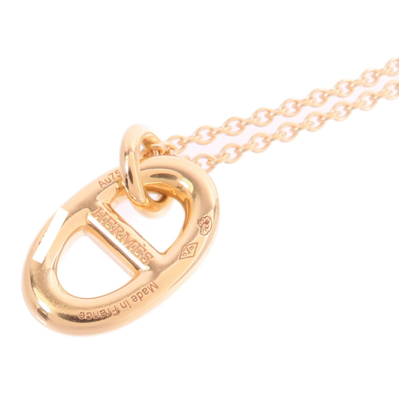 HERMES 18K玫瑰金Farandole Pendant項鍊-5